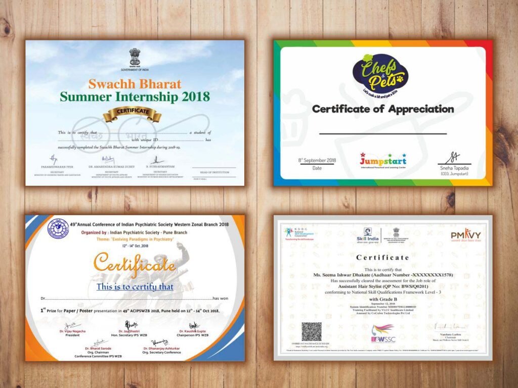 Certificate Printing Old Trafford