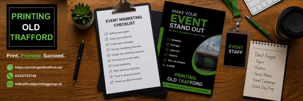 Marketing Checklists for Event Organisers in Old Trafford
